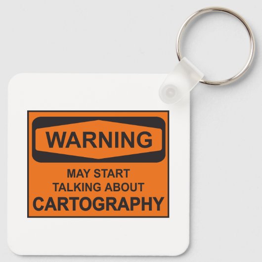 マンガ警告グラフィーについて話し始めるかもしれない キーホルダー (裏面)