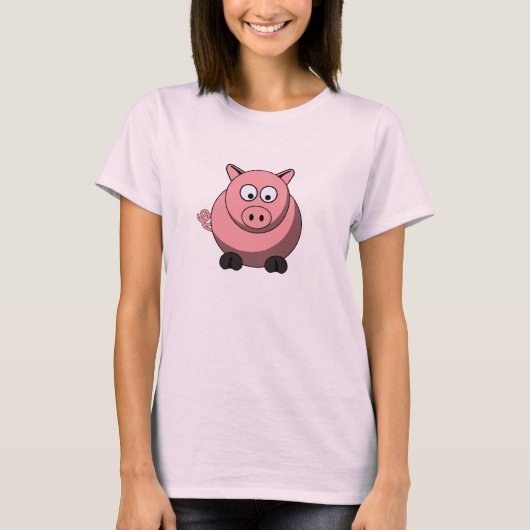 マンガ豚 Tシャツ (正面)