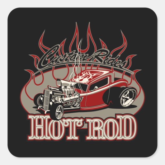 マンガ車25 スクエアシール (正面)