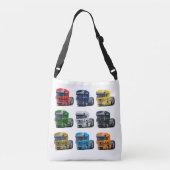 マンガ車 クロスボディバッグ (裏面)