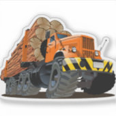 マンガ車 シール (正面)