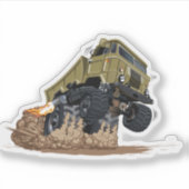 マンガ車 シール (正面)