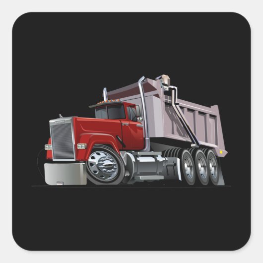 マンガ車 スクエアシール (正面)