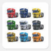 マンガ車 スクエアシール (正面)