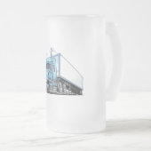 マンガ車 フロストグラスビールジョッキ (正面右)