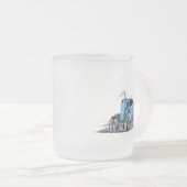 マンガ車 フロストグラスマグカップ (正面右)