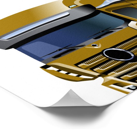 マンガ車 ポスター (角)