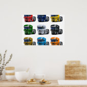 マンガ車 ポスター (キッチン)