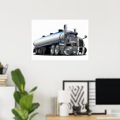 マンガ車 ポスター (ホームオフィス)