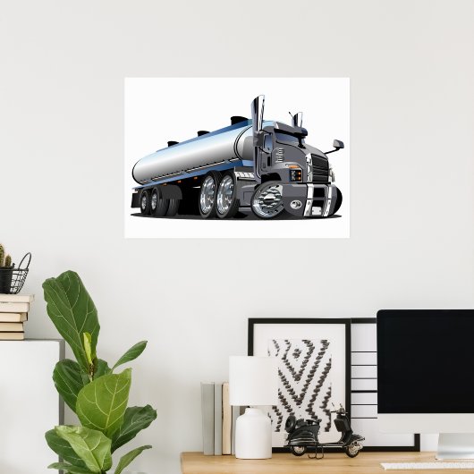 マンガ車 ポスター (ホームオフィス)