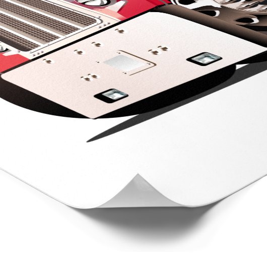 マンガ車 ポスター (角)