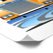 マンガ車 ポスター (角)