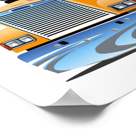 マンガ車 ポスター (角)