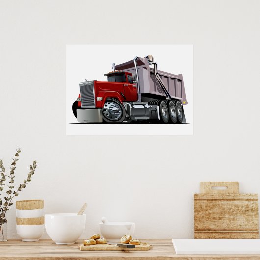 マンガ車 ポスター (キッチン)