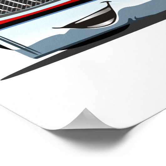 マンガ車 ポスター (角)