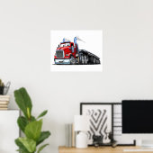 マンガ車 ポスター (ホームオフィス)