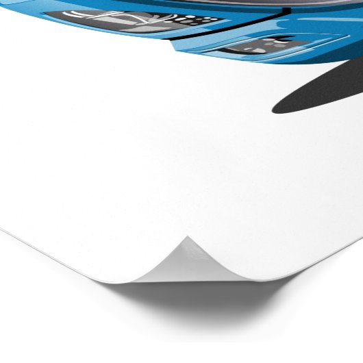 マンガ車 ポスター (角)