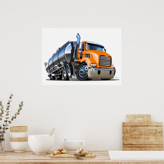 マンガ車 ポスター (キッチン)