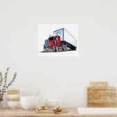 マンガ車 ポスター (キッチン)