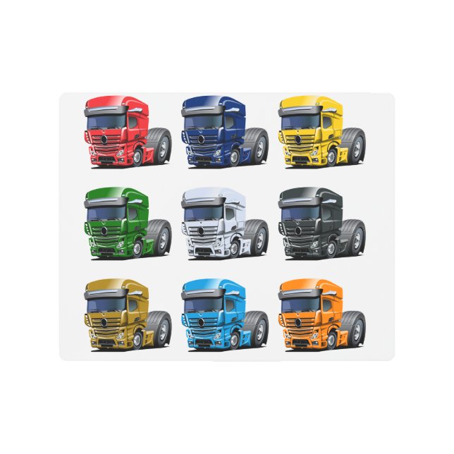 マンガ車 メタルプリント (正面)