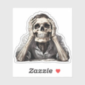 マンガ退屈ハロウィーンのスケルトン シール (シート)