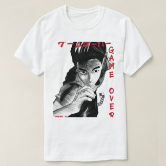 マンガ風ゲーマースケッチ グラフィックTシャツ Tシャツ