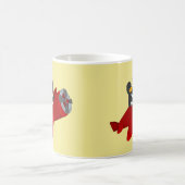 マンガ飛んでいるーのマグカップ コーヒーマグカップ (中央)