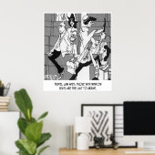 マンガ5224 ポスター (ホームオフィス)