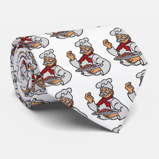 マンガ「イタリアン」シェフと調理師のネクタイ ネクタイ (ロール)