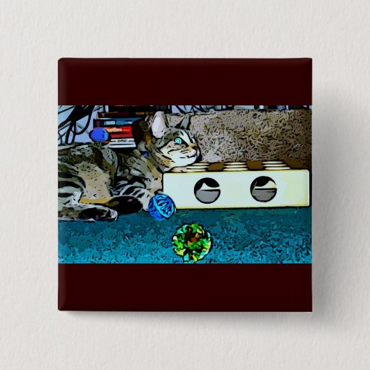 マンガ・インディゴ 缶バッジ (正面)