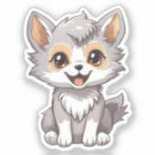 マンガ・ウルフ シール (正面)