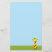 マンガ・キリン 便箋 (正面)