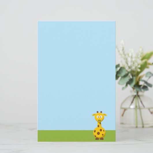 マンガ・キリン 便箋 (スタンド正面)