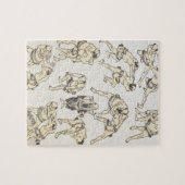 マンガ: ジェスチャーの勉強および格闘の姿勢 ジグソーパズル (横)