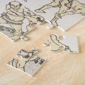 マンガ: ジェスチャーの勉強および格闘の姿勢 ジグソーパズル (側面)