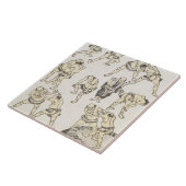 マンガ: ジェスチャーの勉強および格闘の姿勢 タイル (側面)