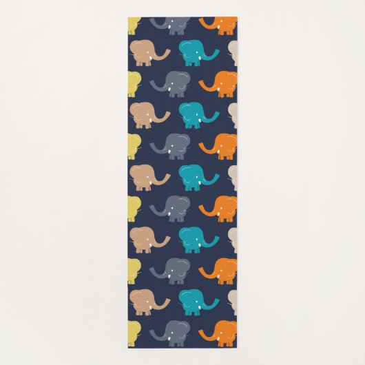 マンガ・ゾウ ヨガマット (裏面)