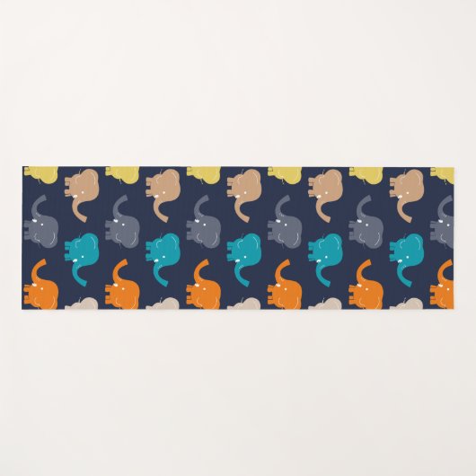 マンガ・ゾウ ヨガマット (正面(横))