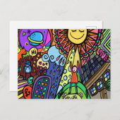 マンガ・ドードル ポストカード (正面/裏面)