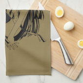 マンガ，ネコキャットガールフューリーかわいいロリ キッチンタオル (四つ折り)