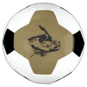 マンガ，ネコキャットガールフューリーかわいいロリ サッカーボール (回転)