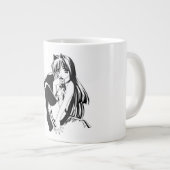 マンガ，ネコキャットガールフューリーかわいいロリ ジャンボコーヒーマグカップ (正面右)