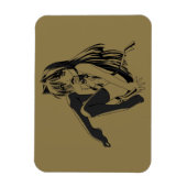 マンガ,ネコキャットガールフューリーかわいいロリ マグネット (縦)