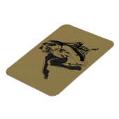 マンガ,ネコキャットガールフューリーかわいいロリ マグネット (左側)