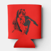 マンガ,ネコキャットガールフューリーかわいいロリ 缶クーラー (裏面)