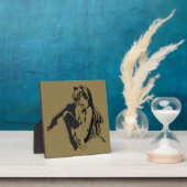 マンガ、ネコ娘 フューリー かわいい ロリ フォトプラーク (インサイチュ)