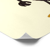 マンガ・ハニービーパーソナライズされた ポスター (角)