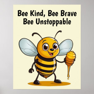 マンガ・ハニービーパーソナライズされた ポスター