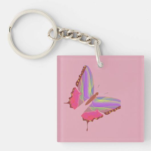 マンガ・バタフライ キーホルダー (正面)