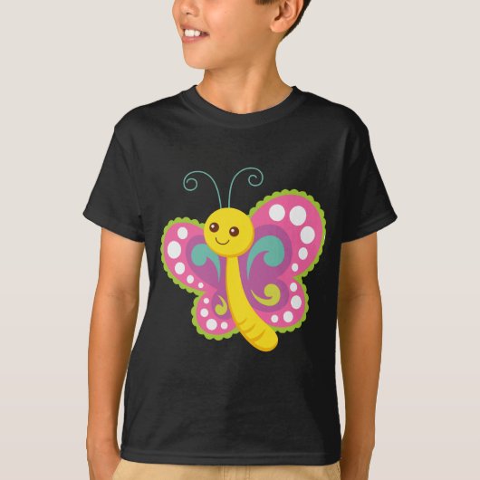 マンガ・バタフライ Tシャツ (正面)